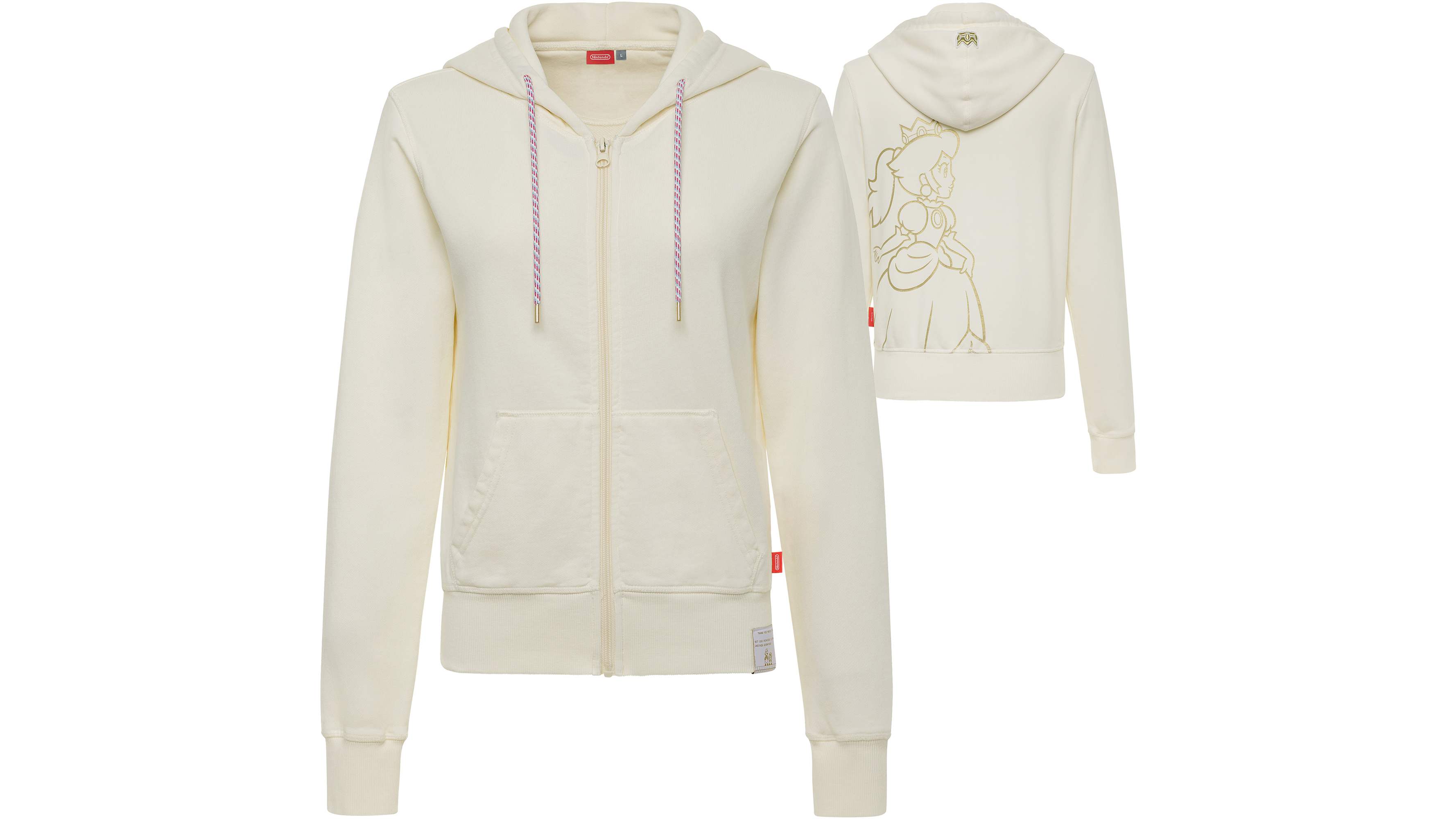 Peach™ Collection - Crown Vanilla Hoodie - Nintendo Official Site